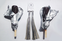 Серьги-кисти серебро