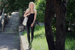 Сумка серебро